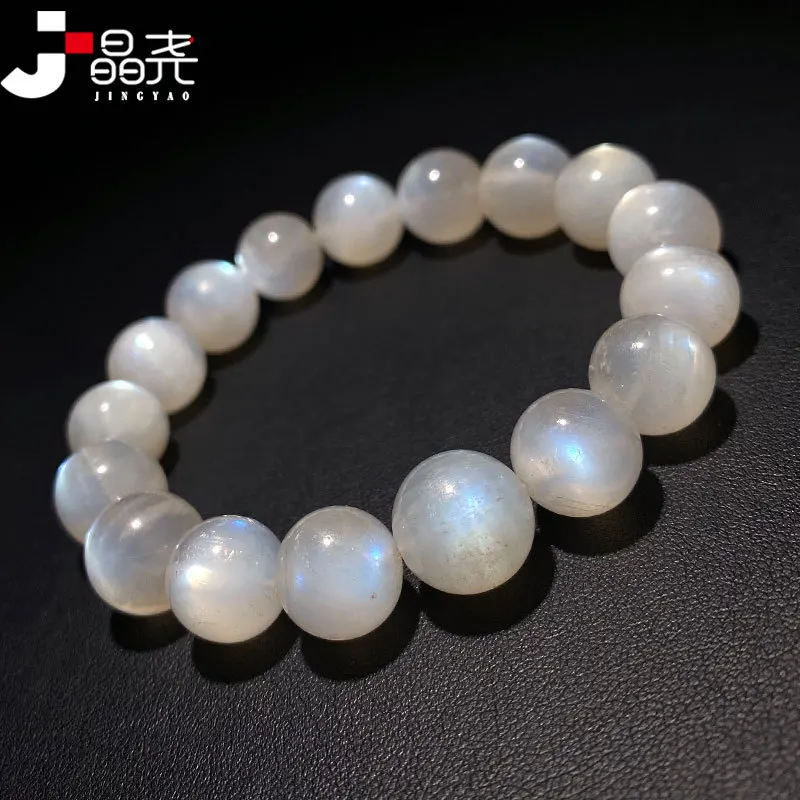 Sri Lanka Blue Glutinous Moonstone NaturalBracelet Couple