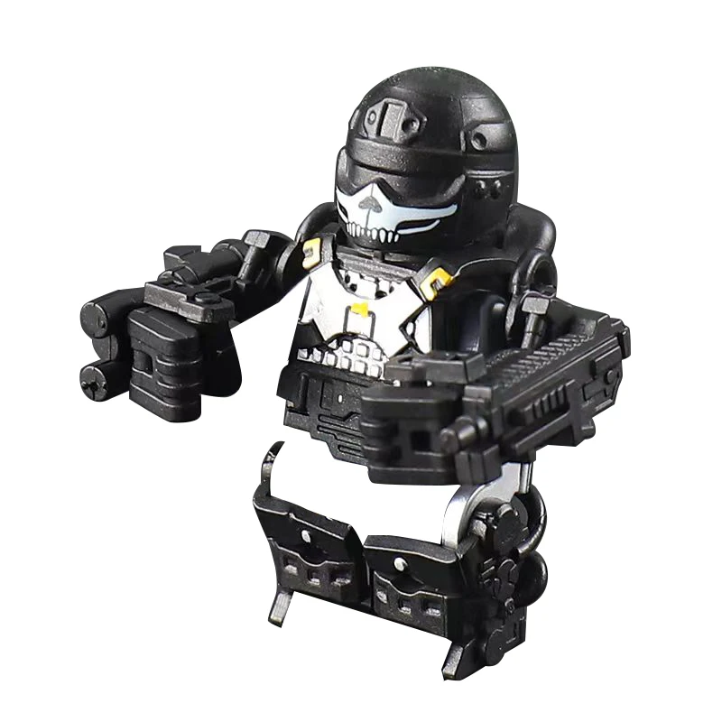 1PCS Exoskeleton mecha Bricks Dolls Compatible Model Mini Education Puzzle Assemble Action Figures Building Blocks Toy Gifts