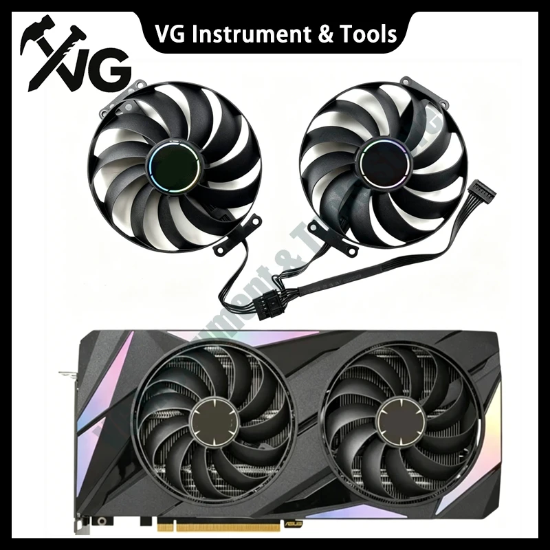 New fan suitable for ASUS RTX 3060 3060ti LHR 12GB Megalodon graphics card cooling fan