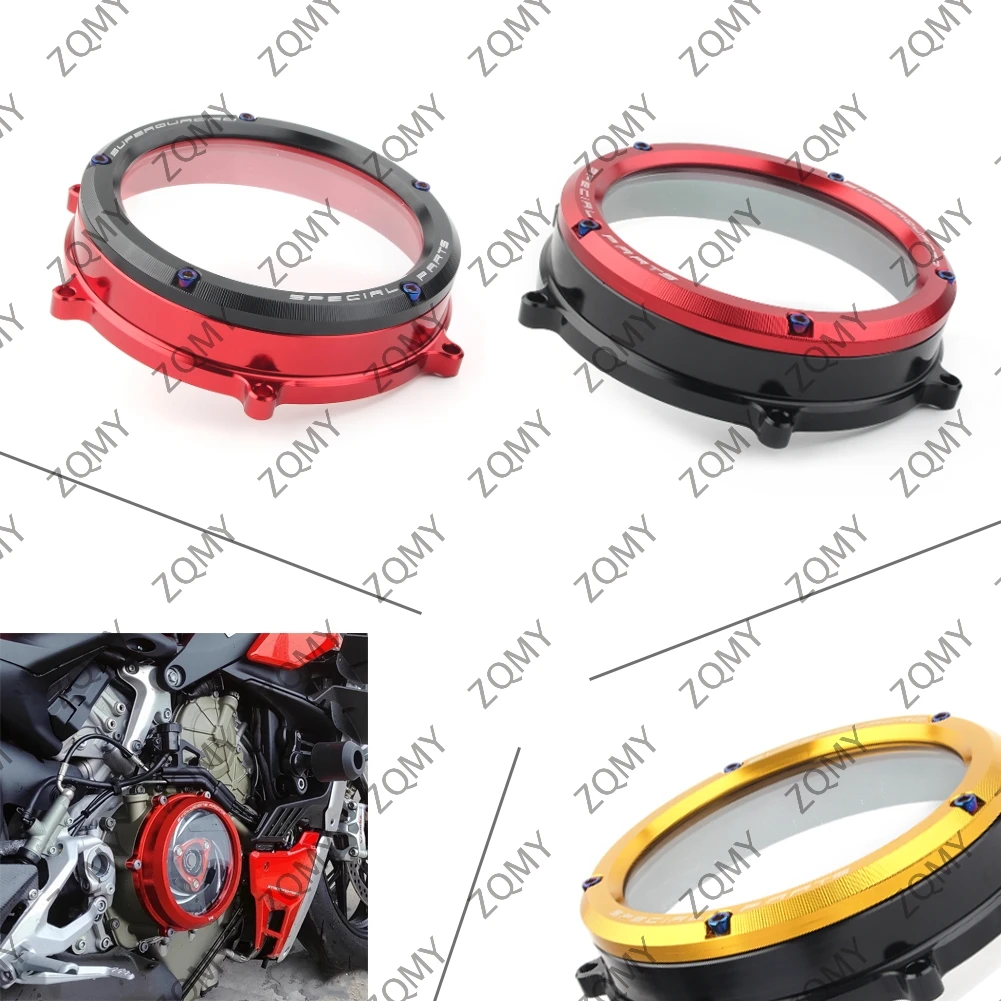 

Алюминиевый защитный чехол для мотоцикла, прозрачный для 2012-2016 2017 2018 2019 2020 Ducati Panigale 1199 1299 959 R S