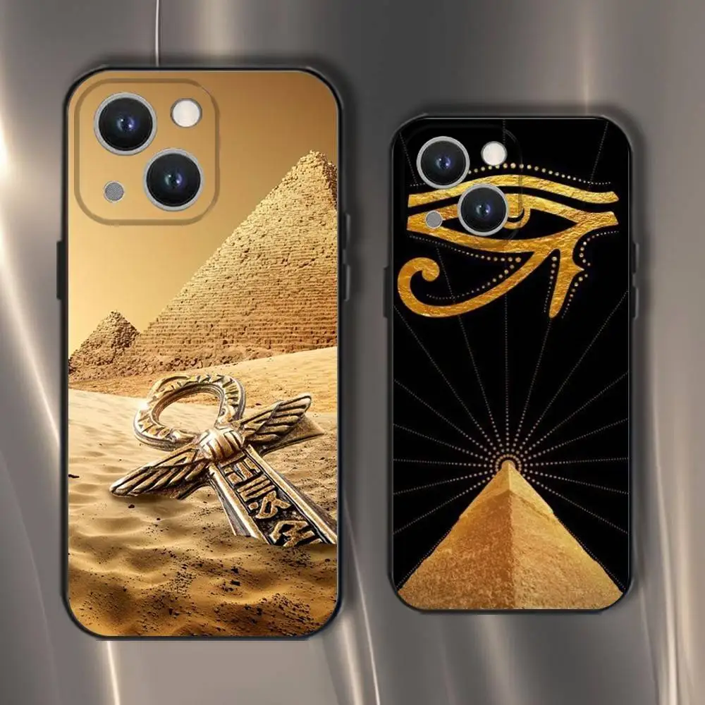 

Cleopatra of Egypt Egypt Nefertiti Phone Case For iPhone 16,15,14,13,12,11,Pro,XS,Max,XR,Plus,E,SE4,Mini Black Soft Cover