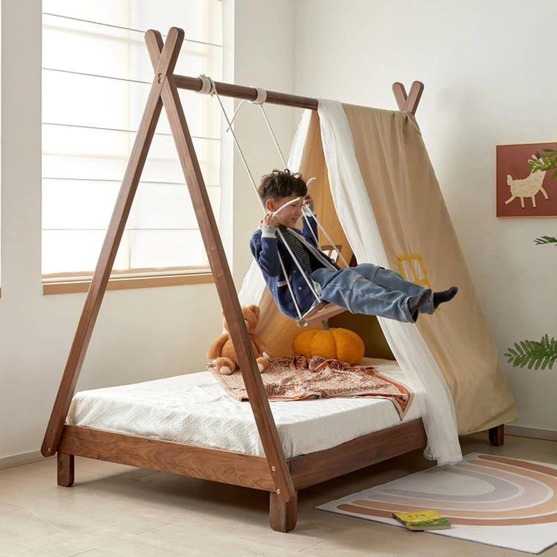 

Luxuce Normal Kids Beds Wooden Expandable Simple Single Design Kids Bed Princess Style Custom Lettino Per Bambini Furniture Home