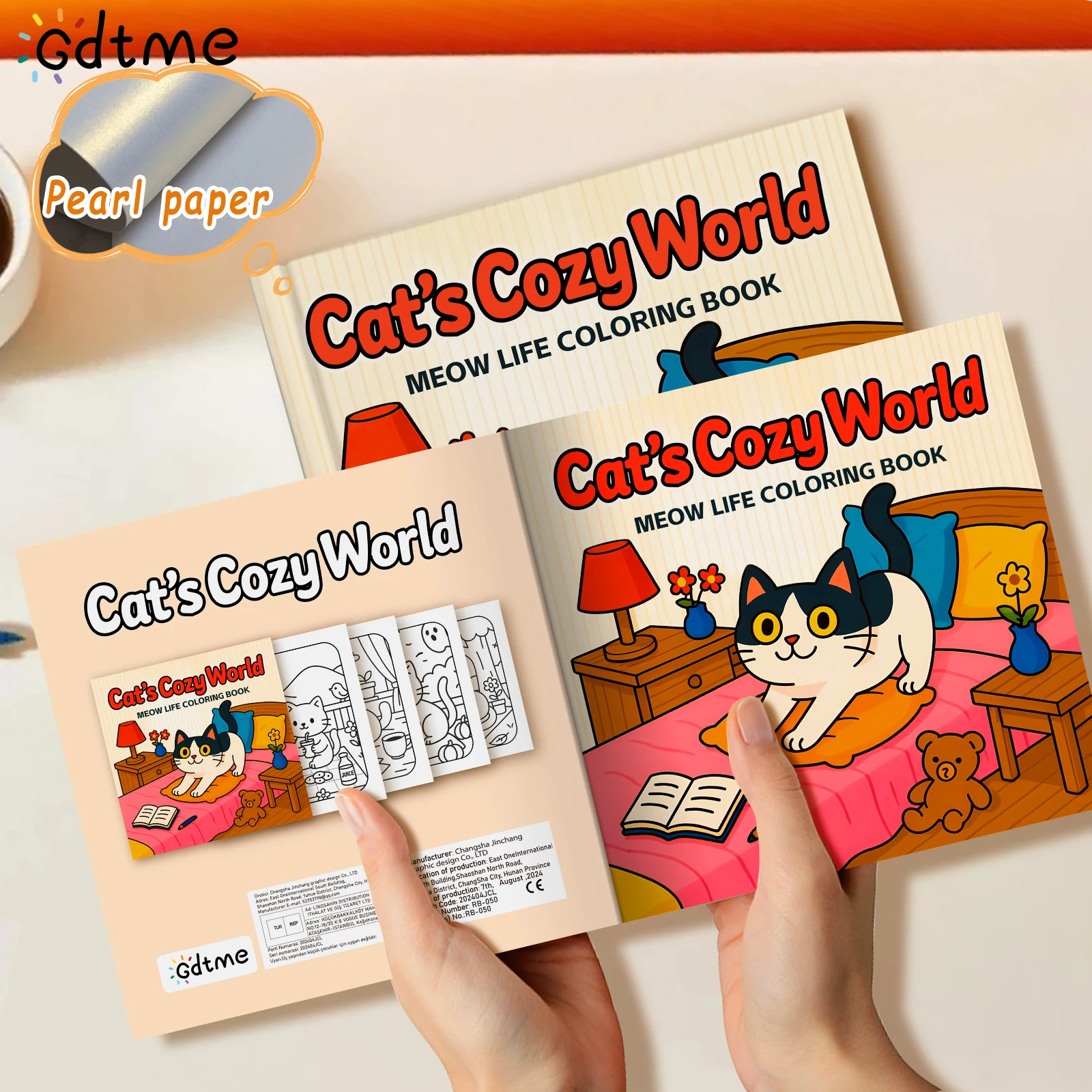 Cat's Cozy World Coloring Book - 24 Pages of Fun and Creativity | Picture Book for All Ages