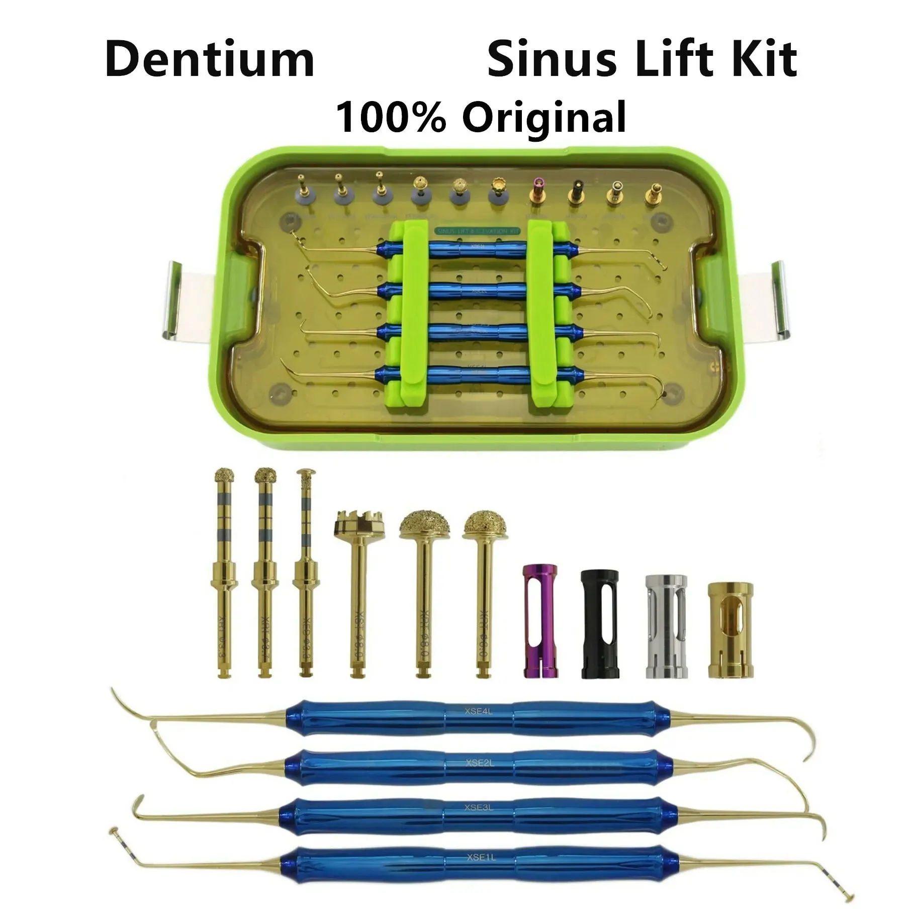 

Dentium Advanced Sinus Kit Dental Implant Drills Stoppers Sinus Lifting Elevation Hand Instruments Surgical Tools