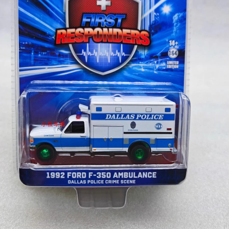 

Greenlight масштаб 1:64 1992, F-350, модель автомобиля из сплава, статическая коллекция, украшенные праздничные подарки, игрушки, сувенирный подарок