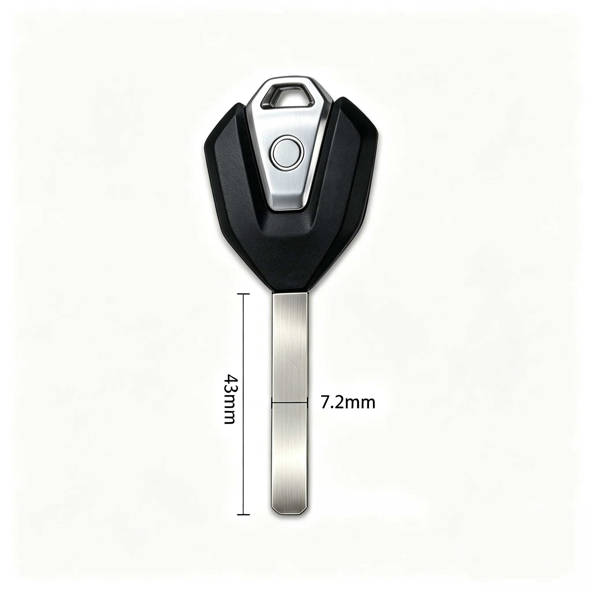 llave en blanco para motocicleta, llaves sin cortar de repuesto para CFMOTO CF700CLX CF800MT CFMOTO 250SR 450SR, piezas de repue