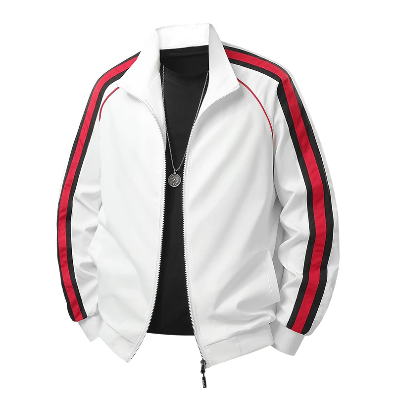 Jacket Mens Autumn Korean Fashion Outdoor Windbreaker Sprig Full Zip Streetwear Casual Coat Lightweight Breathable Sportswear