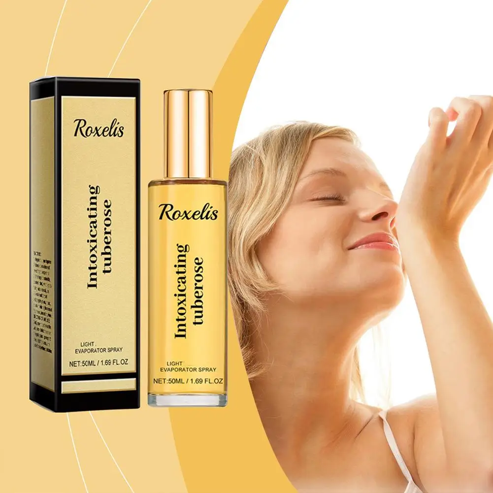 Perfume de fragancia ligera para mujer, colgante para citas, liberación duradera, Aroma corporal fresco, aroma Floral de tuberosa, Perfume femenino elegante