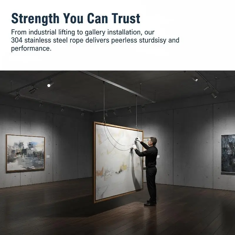 1 Set 30/50/100 Meters 304 Stainless Steel Wire Rope 7x7 Strand Core With 20/50 Aluminum Crimps For Outdoor Clotheslines Use