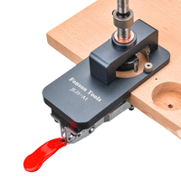 35mm Hinge Jig Woodworking Hole Drilling Guide Locator Kit with Fixture Aluminum Alloy Hole Opener Template Door Cabinets Tools