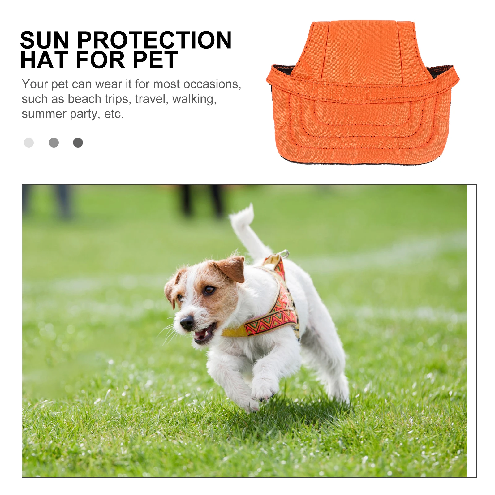 

Pet Baseball For Dogs Cats Canvas Sun Protection Summer Outdoor Ear Holes Comfortable Beach Travel Party Gift Durable Small Pet