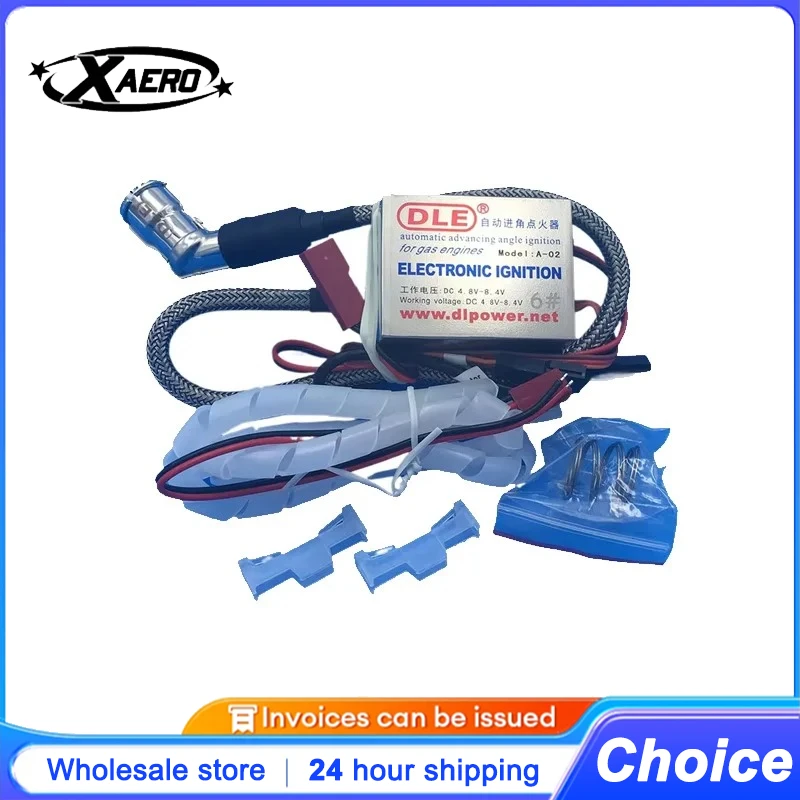 DLE20RA/35RA Ignition Module 6# High Voltage Spark Plug Igniter DLE20RA/35RA Gas Engine Compatible with RC Airplane Helicopter