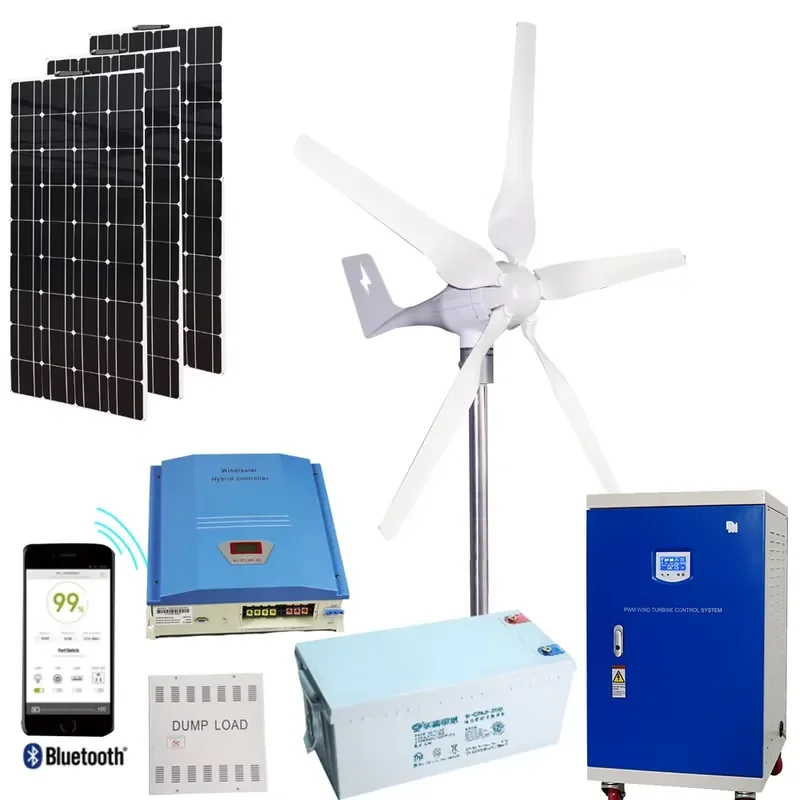 

Spain Warehouse Fast Delivery 800W 5blades 12V/24V 48V Wind Turbine Wind Generator for Home Use