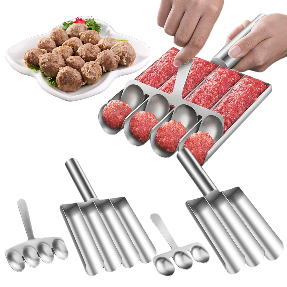 Non Stick Meatball Maker Easy-Release Non-Stick Meatball Mold Stuffed Meatball Scoop Ideal for Home Chefs & Kitchen Enthusiasts