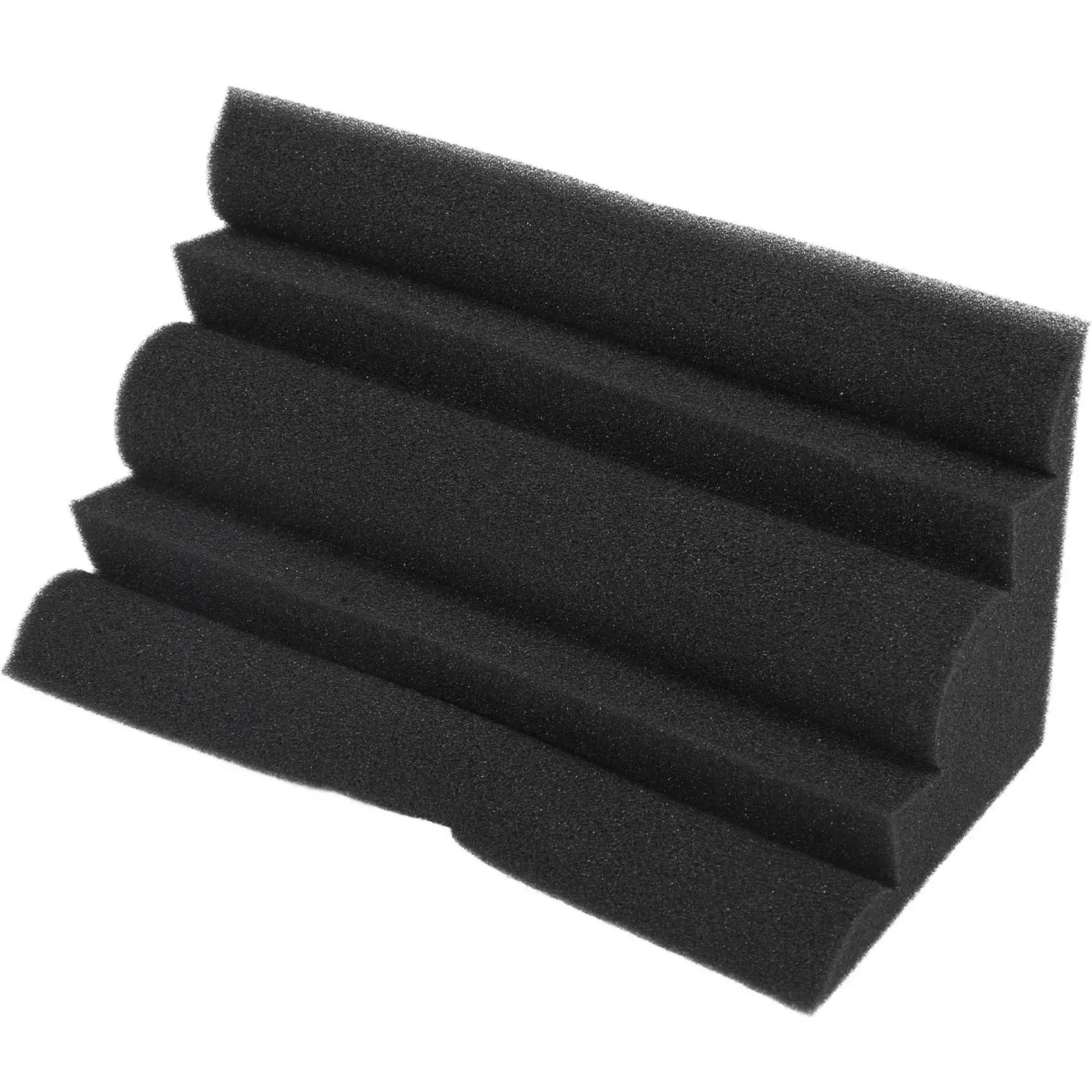 12 Pcs Corner Bass Trap Acoustic Panel Studio Sound Absorption Foam 12 x 12 x 24cm