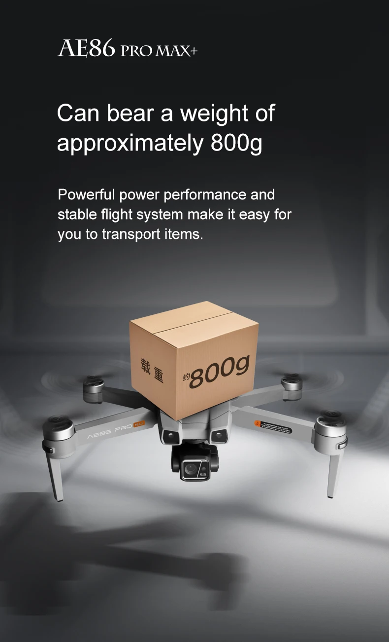 High end AE86drone with camera 8K dual camera professional brushless GPS 5G transmission 360 ° obstacle avoidance quadcopter 8KM