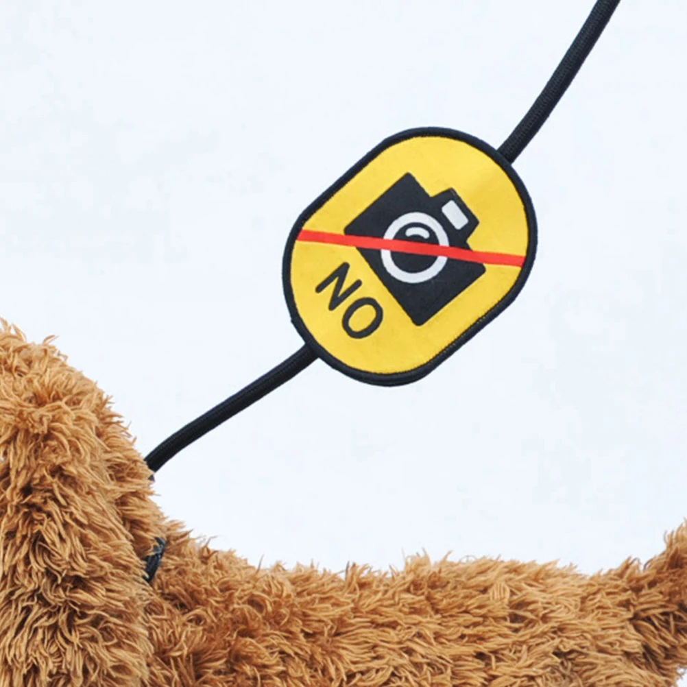 

2pcs Social Identification Stickers Harness Do Not Pet Patch For Leash Collar Wear Resistant Bright Color Long Lasting