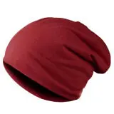 Cotton Slouchy Beanies for Men Vintage Hip-Hop Slouchy Hat Autumn Winter Warm Unisex Skullies Solid Color Male Skull Caps, image 12