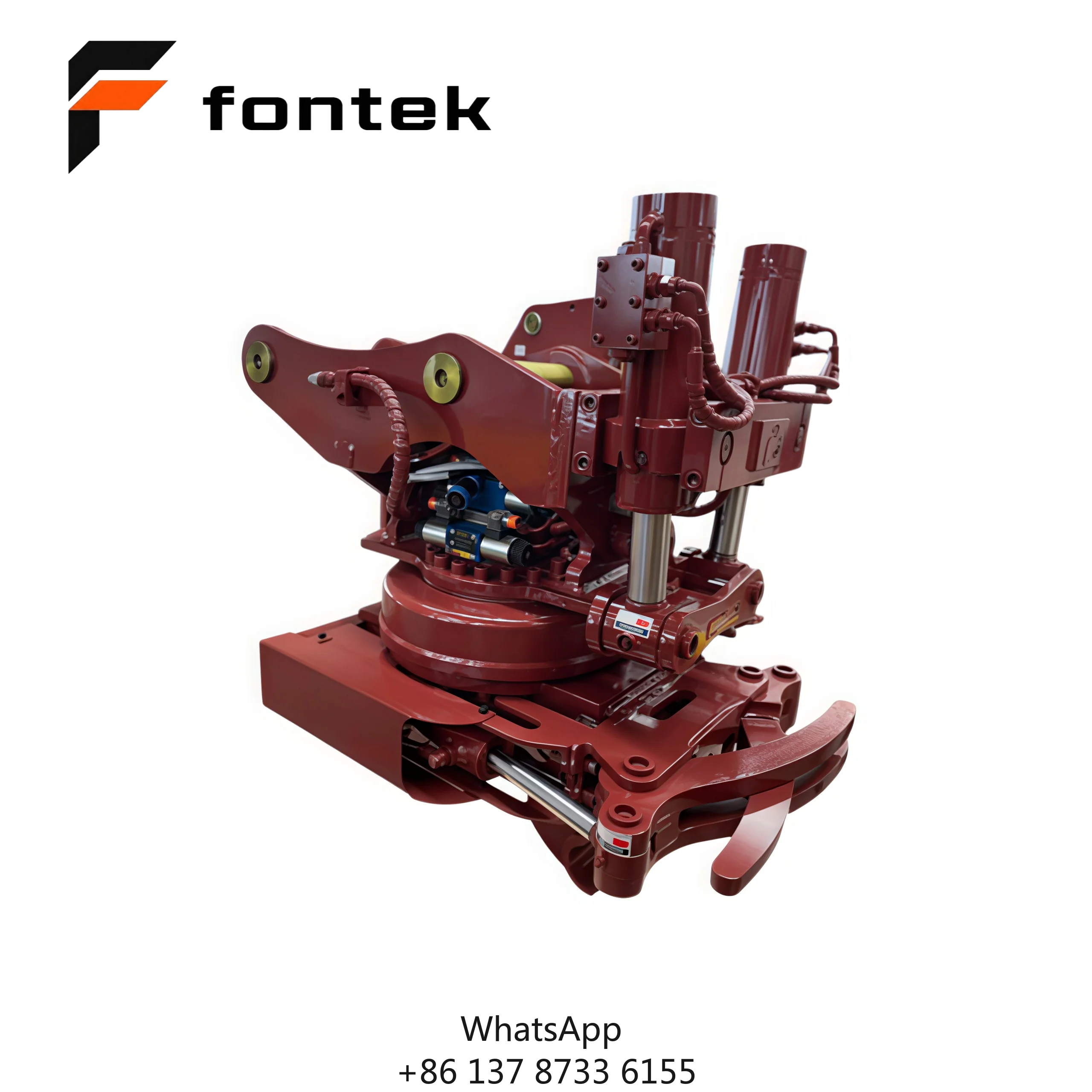 Powerful Holding Clamp Double Tilt Cylinder Hydraulic Tiltrotator For 9-15 Ton Excavator