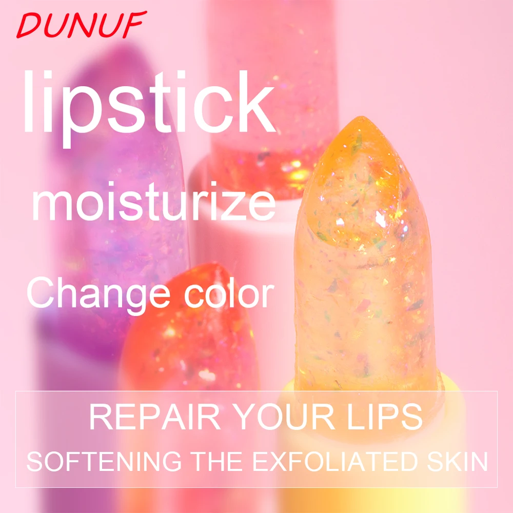 DUNUF PH Lippenbalsem Hydraterende Lippenstift Clear Crystal Jelly Lipgloss Spiegel Water Glow Lip Voller Lip Care Make-Up Cosmetica