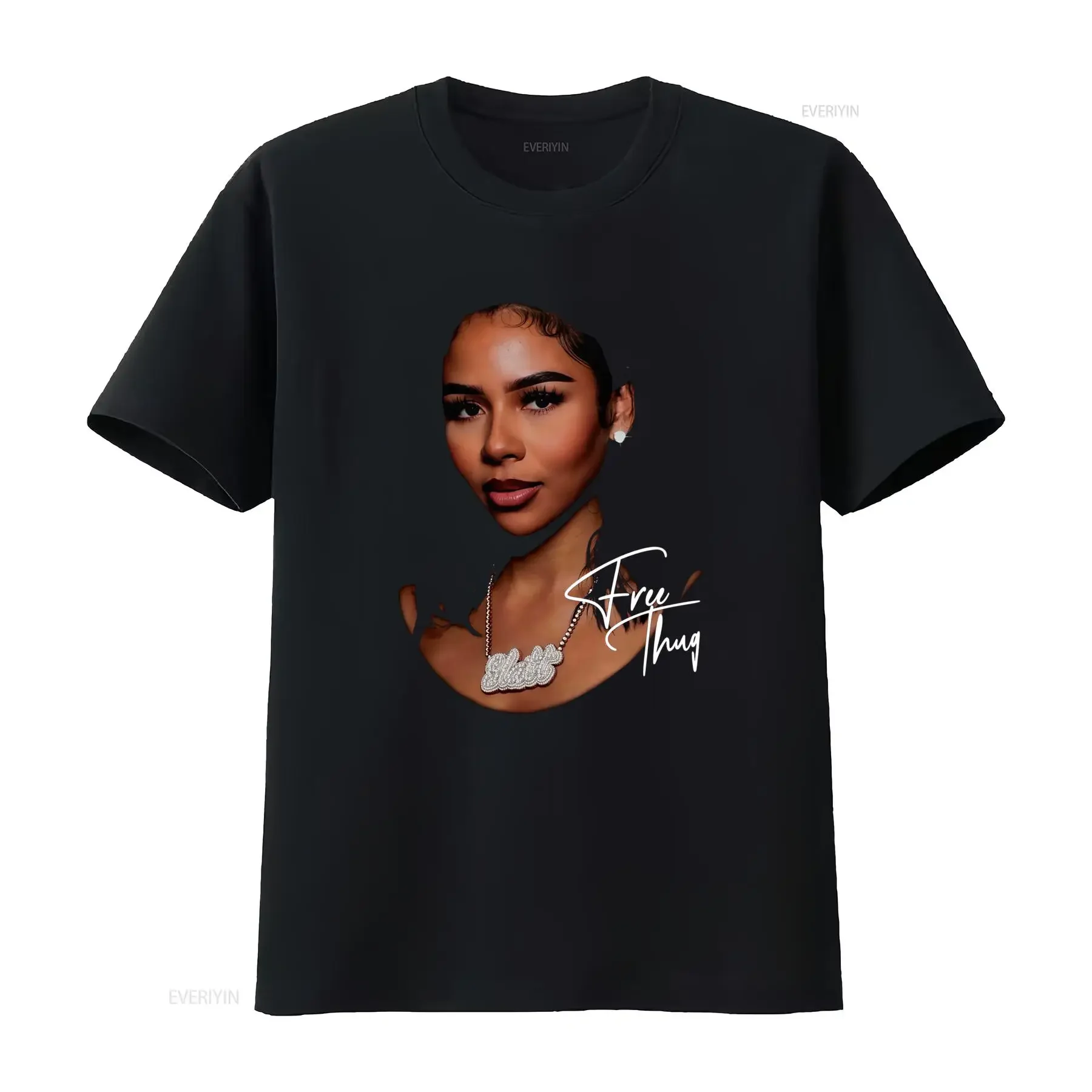 Mariah The Scientist R B Free Thug T Shirt Stylish and Trendy for Music Lovers vintage Washed Unisex Comfortable Stretched