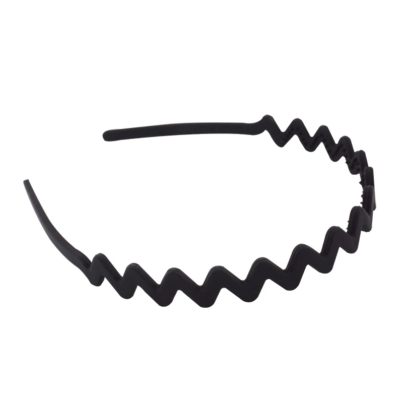 Simple vague anti-dérapant en plastique bandeaux bandeau femmes filles enfants Scrunchie cheveux tête cerceau bandes accessoires coiffure chapeaux