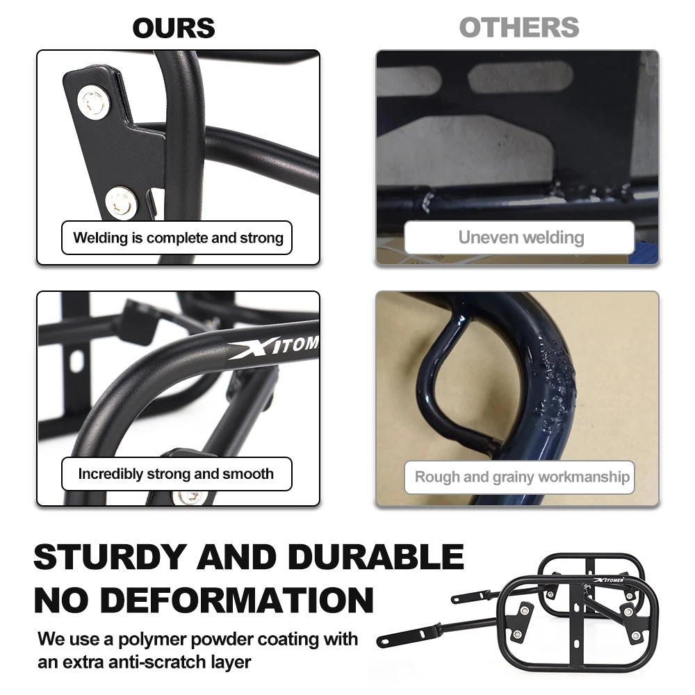 Motorcycle Side Luggage Racks For Yamaha YZF-R3 2015-2026 YZFR3 Saddlebag Support Bars Mount Brackets Pannier Racks Side Carrier