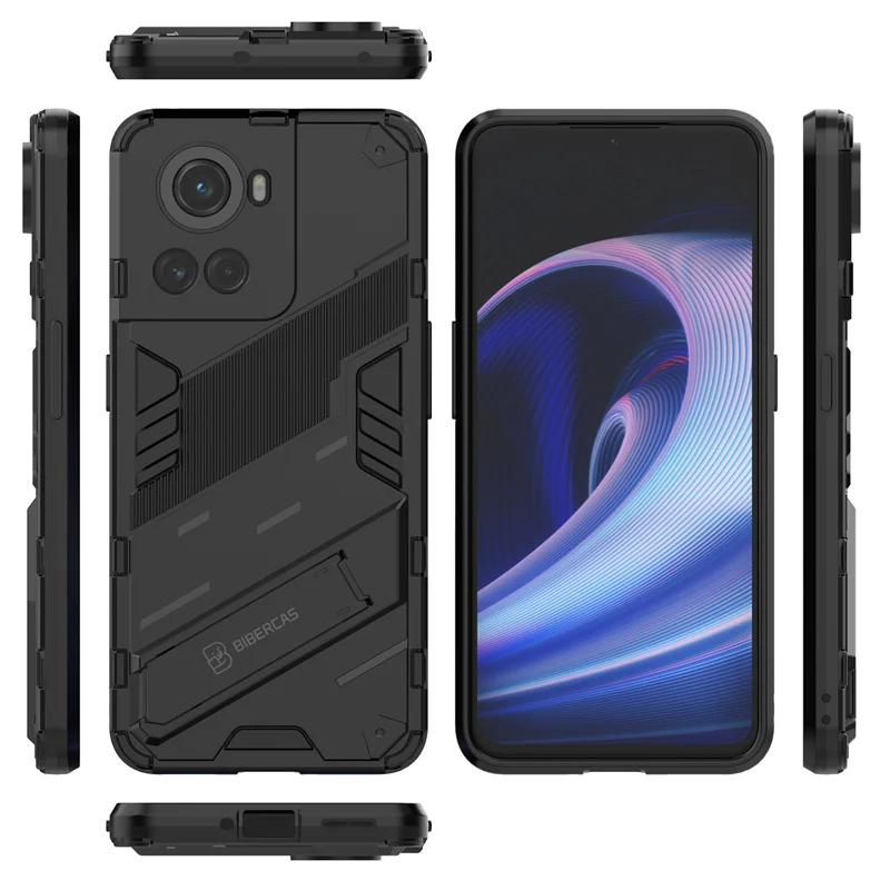 For OnePlus Ace 5G Case Car Magnet Shockproof Armor Protective Back Cover For One Plus 10R 10 R 5G Stand Holder Phone Cases