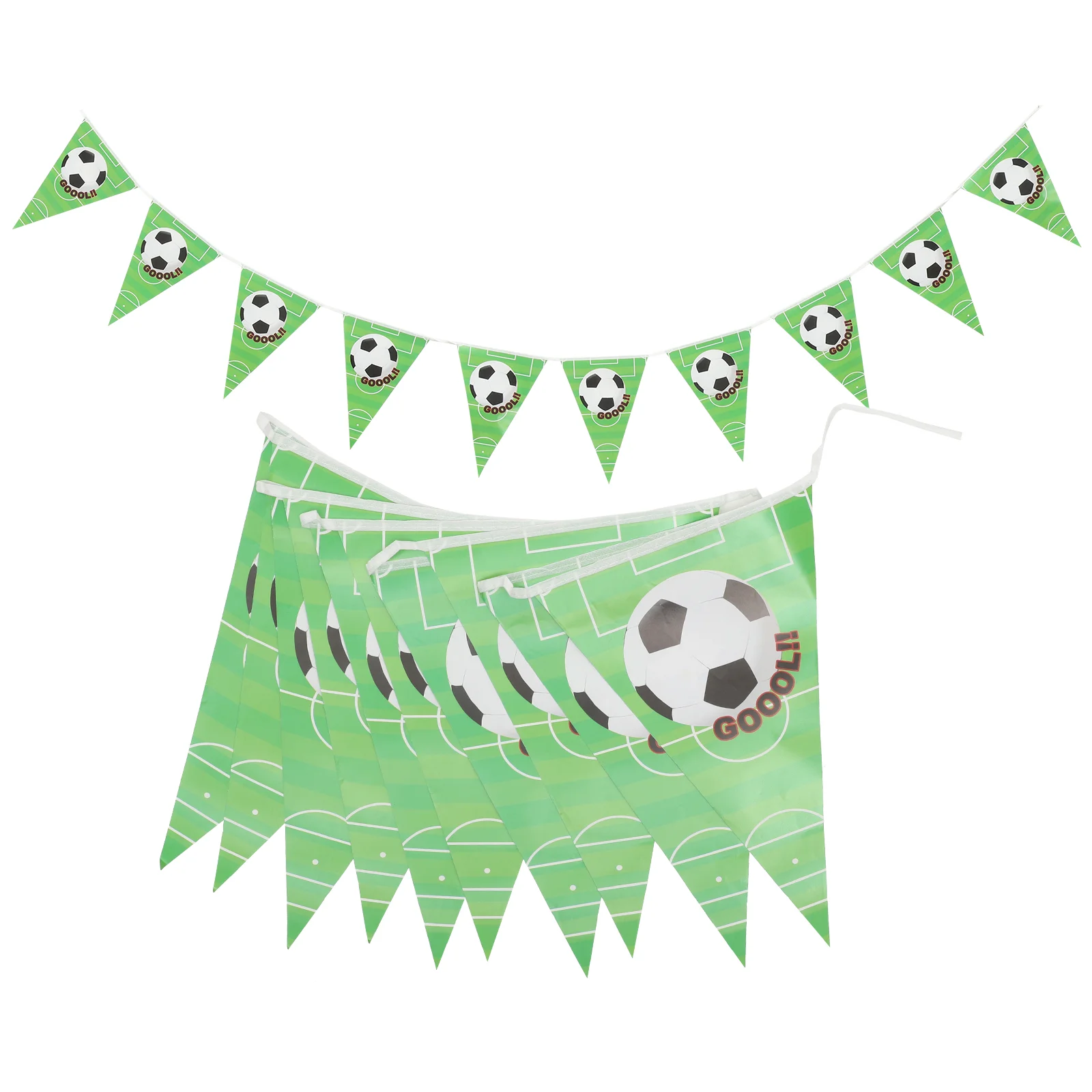 

Car Decorations Soccer Theme Bunting Banner Birthday Top Hat Garland Green Party