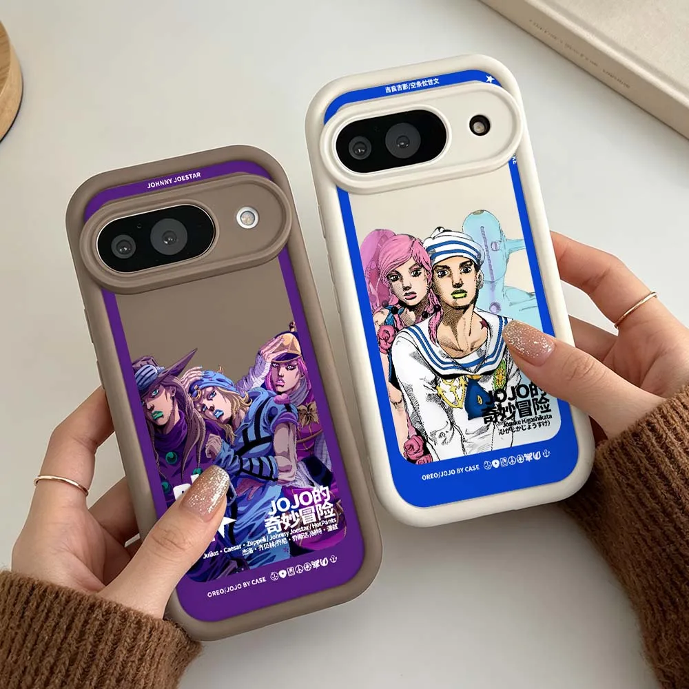 

Anime JoJo Bizarre Adventure For Google Pixel 10 9 8A 8 7 7A Pro XL 5G Eye Ladder Soft Silicon Shockproof Cover Phone Case