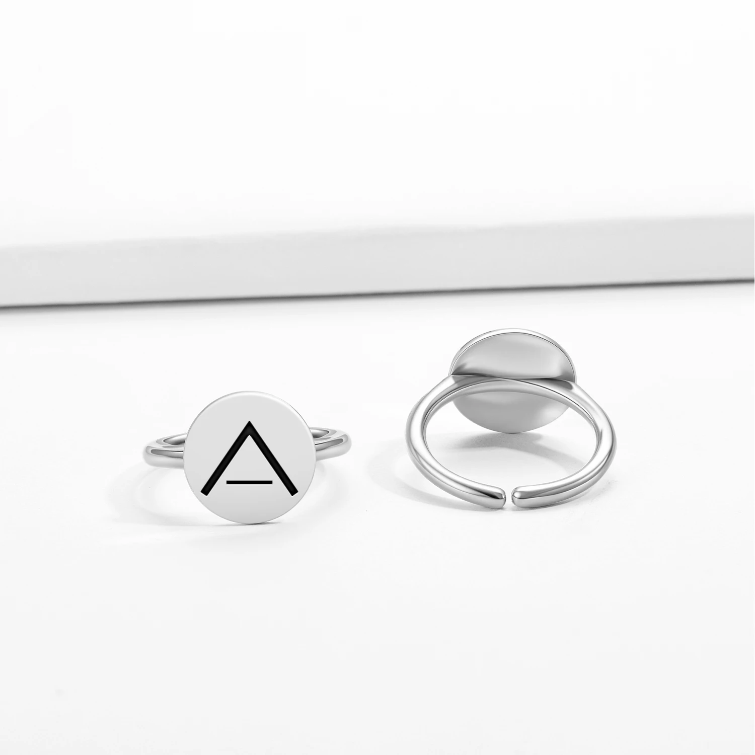 

Native Rock Art Calm Ring 925 Sterling Silver Resizable Ring Birthday Gift for Women Fine Jewelry Fashion