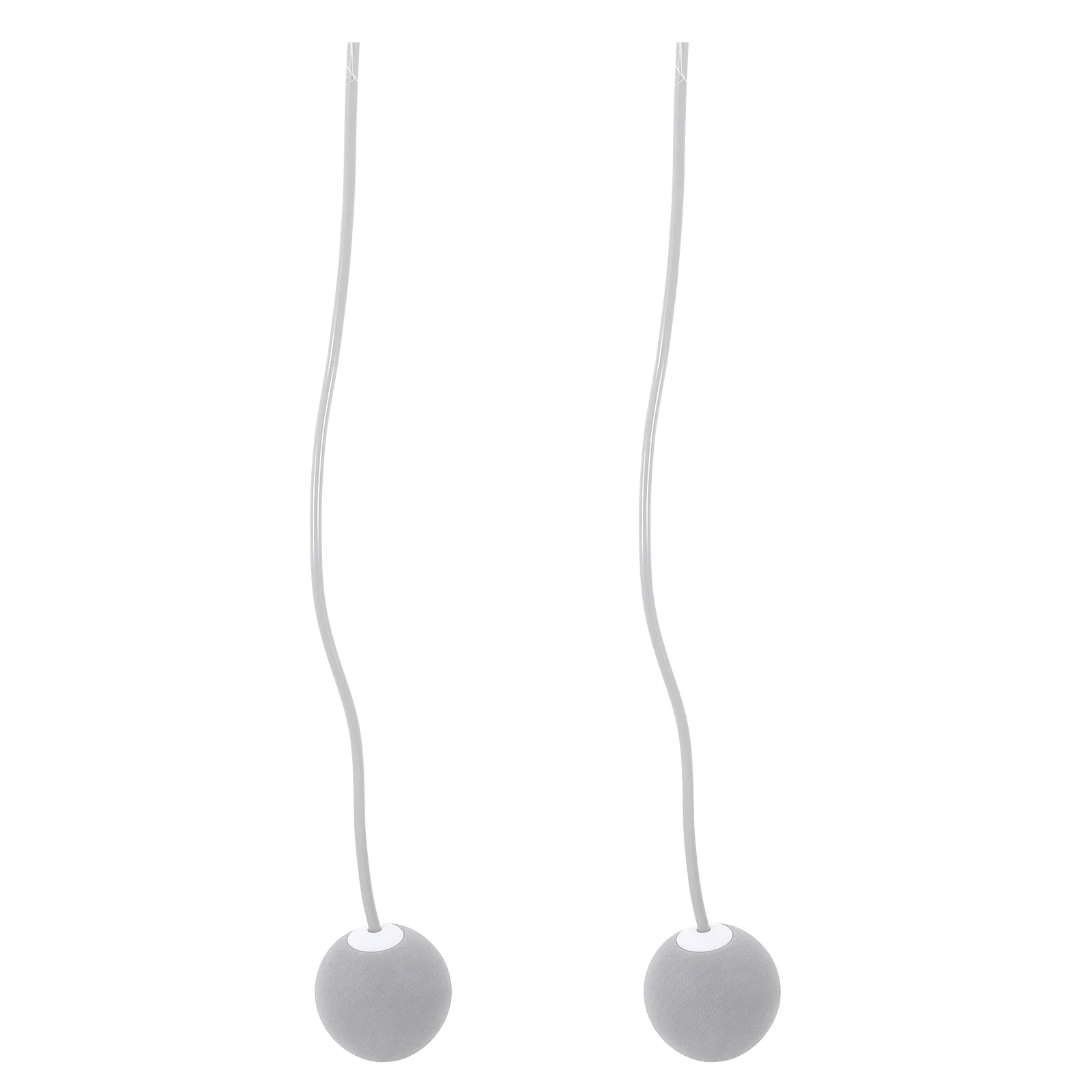 

Grey 5CM Weighted Jump Rope Replacement Balls EVA Solid Fitness Skipping Accessories Digital Counter Cordless Sports
