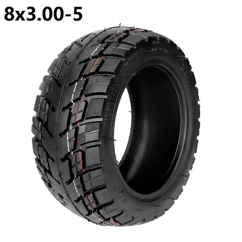 8 Inch 8x3.00-5 Off-Road Tubeless Tire For Kaabo Mantis 8 Rubber Tyre Replacement Electric Scooter Accessories