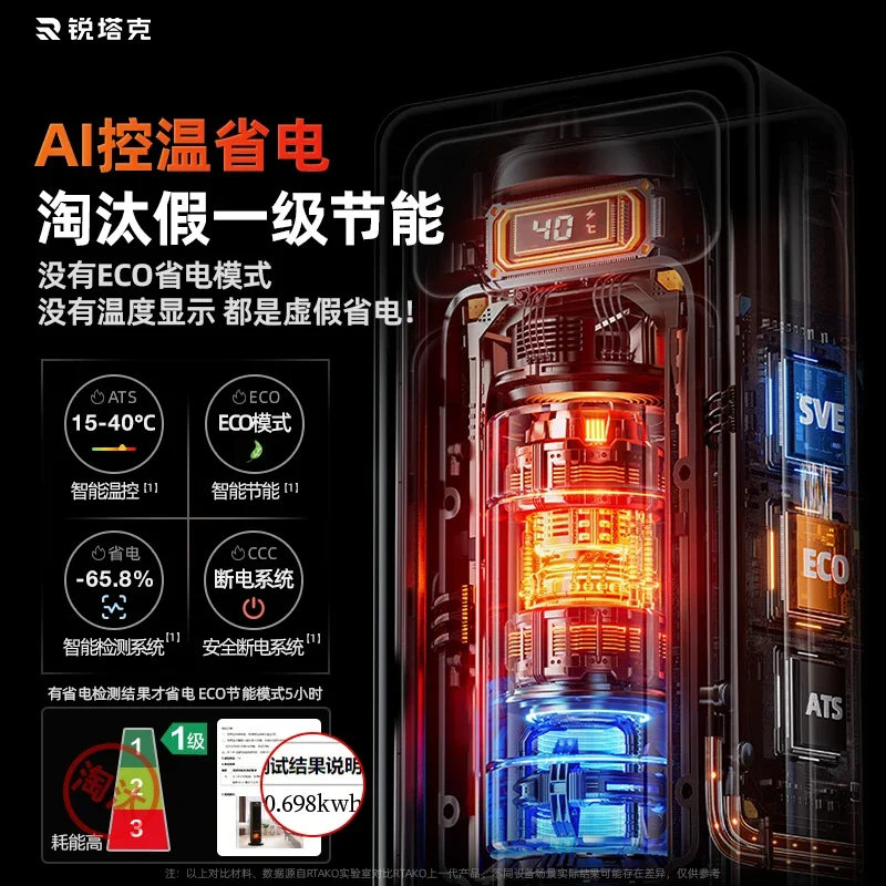 سخان الجرافين الموفر للطاقة، موقد قطعة أثرية موفرة للطاقة، حمام شتوي منزلي، مساحة كبيرة