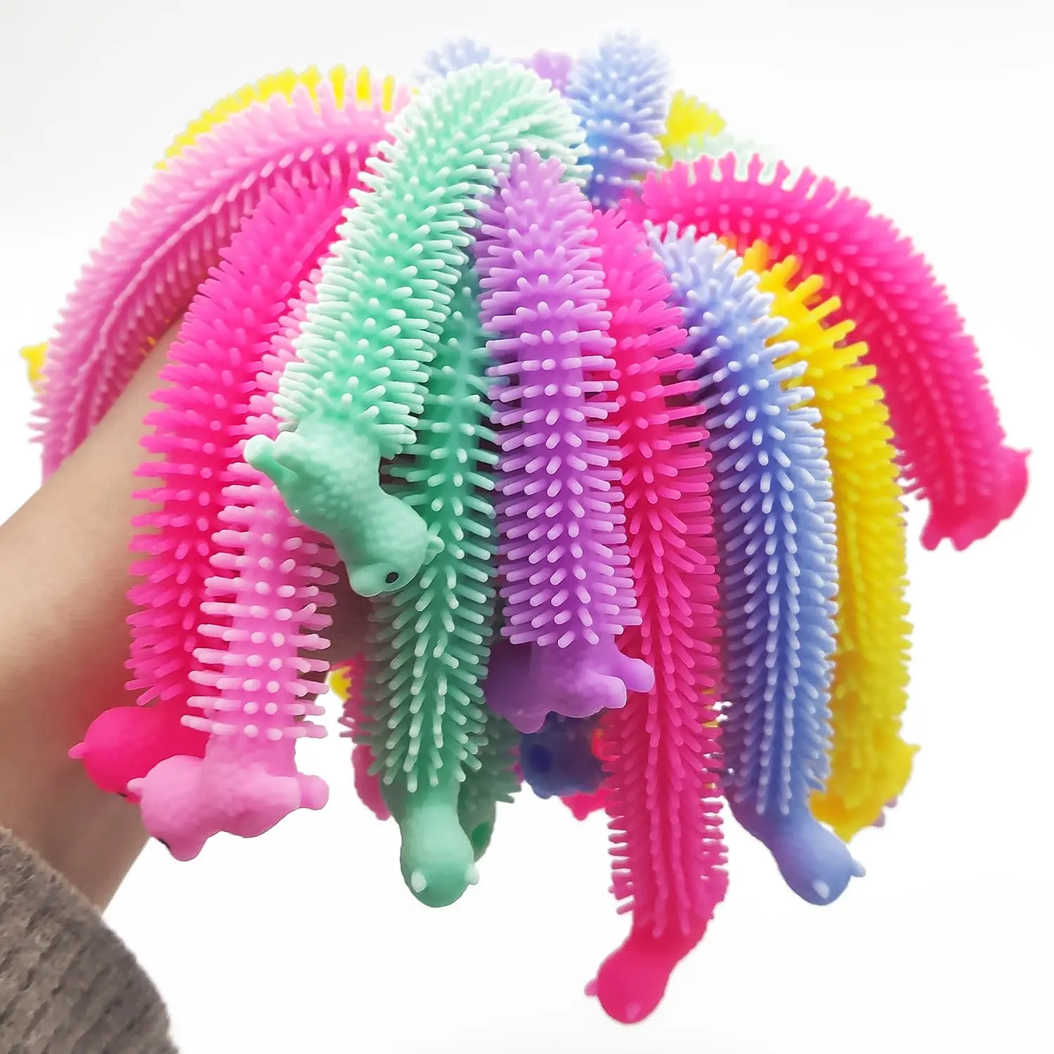 5-40Pcs Stretchy String Toys,Alpaca Fidget Sensory Toy,Squeeze Pull Noodles for Boys,Girls,Adults,Party Favors Prizes,Calm Relax