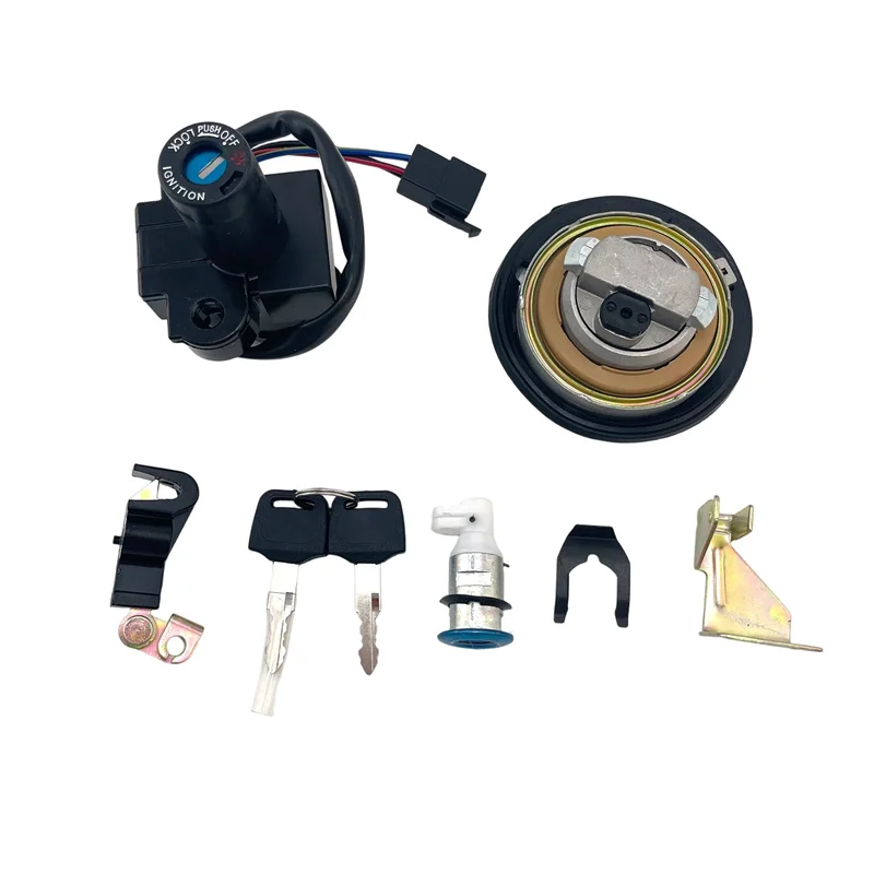 Fit for 1993 - 2000 Honda XRV750 Africa Twin XRV 750 1994 19995 1996 1997 Ignition Switch Lock Fuel Gas Cap Key Seat Lock Set