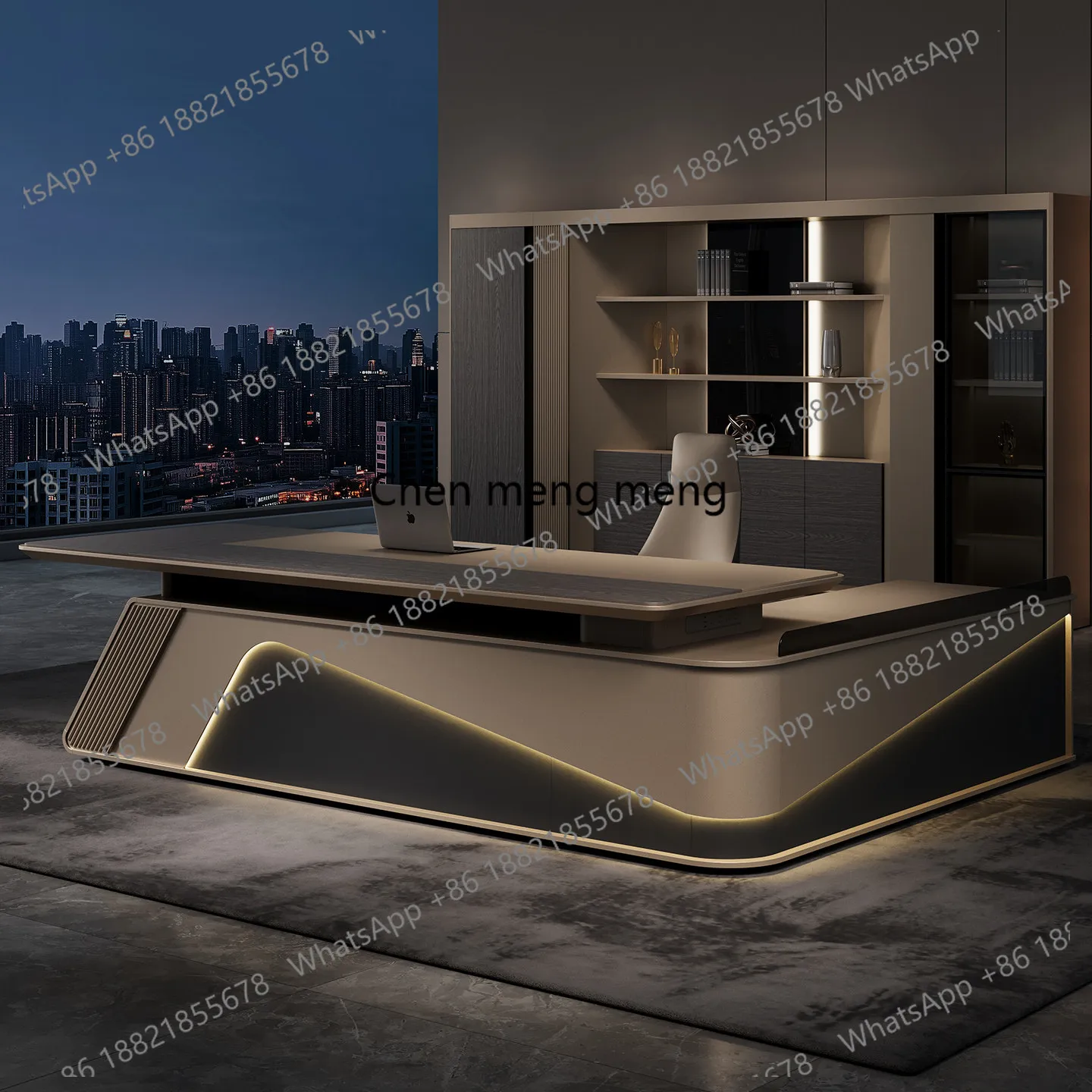 

Light Luxury Minimalist Boss Desk Advanced Sense Large Class Desk President Manager Desk