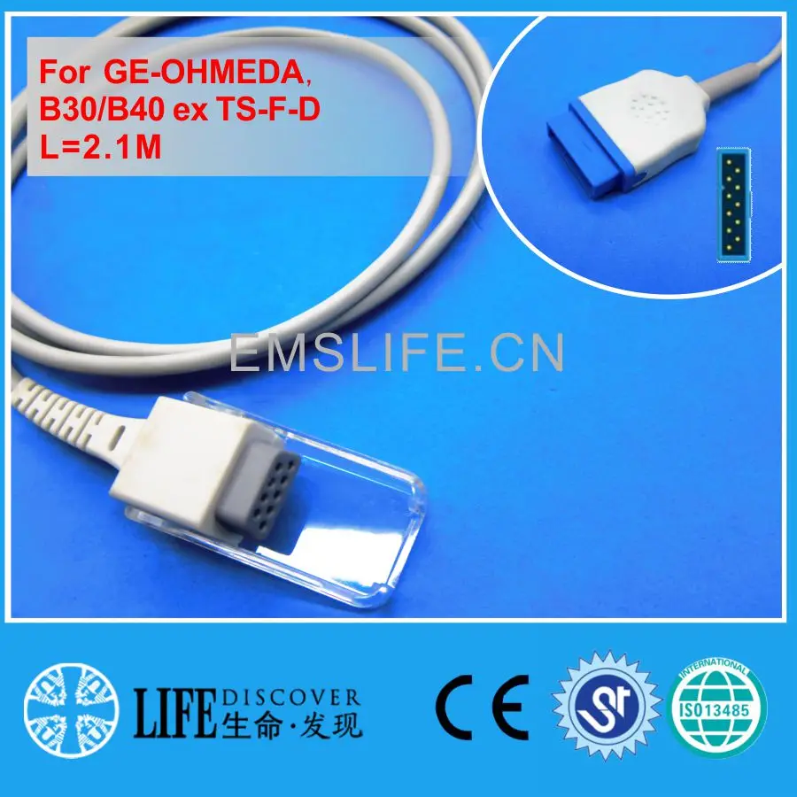 

Spo2 adapter extension cable For GE-OHMEDA B30/B40 ex TS-F-D