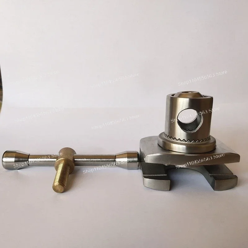 

Опора для ног из нержавеющей стали с креплением-треногой и блокирующим слайдером для операционного стола