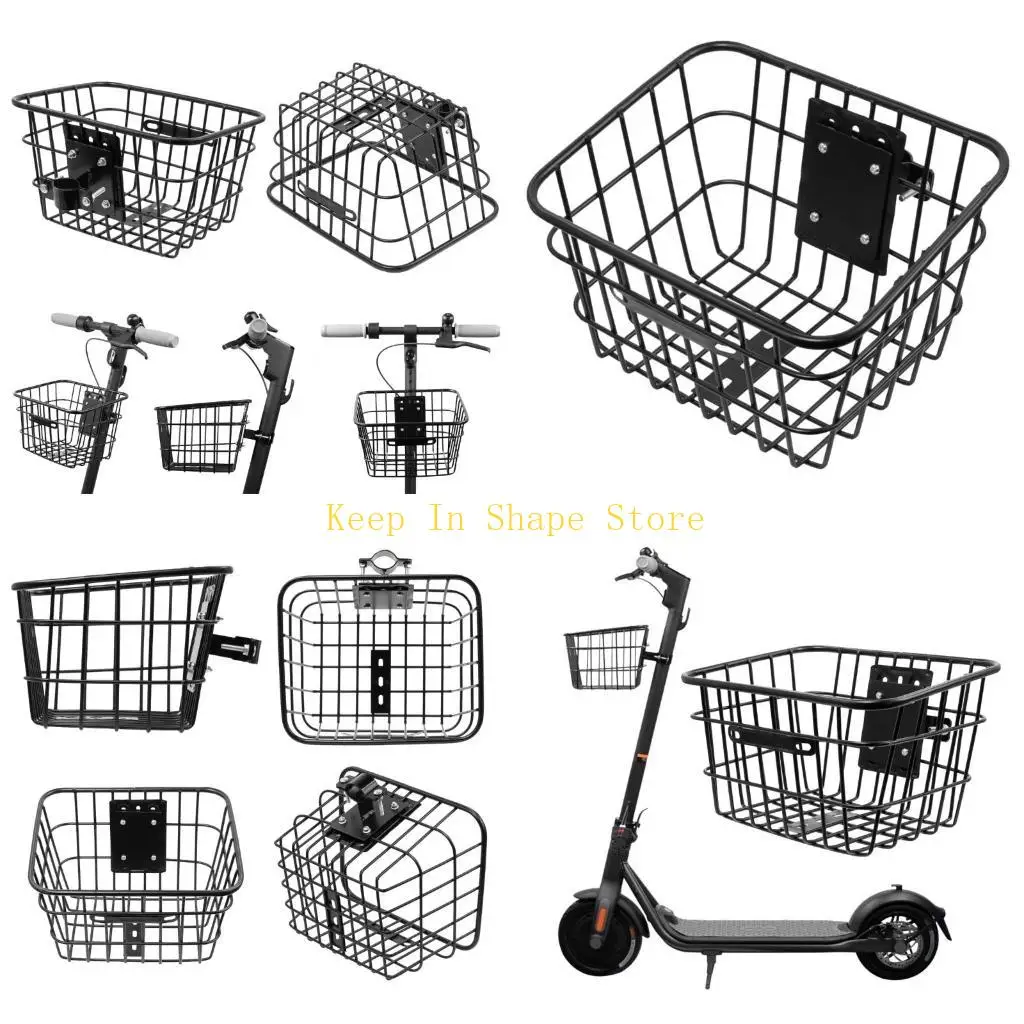 

U1JC Корзина для самоката Детский самокат Передняя корзина с креплением на грузовую стойку Корзина для электрического самоката