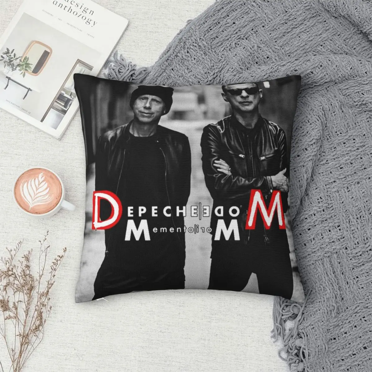 Pillow Cover Depeche Modes Graphic Cushion Cover Musician Live Tour Fashion Pillow Case For Wedding Party Home Decor Pillowcases