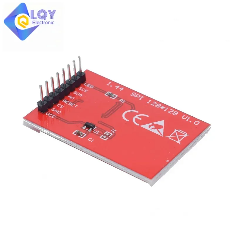 Lqy-vermelho tft lcd tela módulo, 1.44 polegadas, 1.44 polegadas, 128x128, 128x128, spi serial backplane, substituir lcd