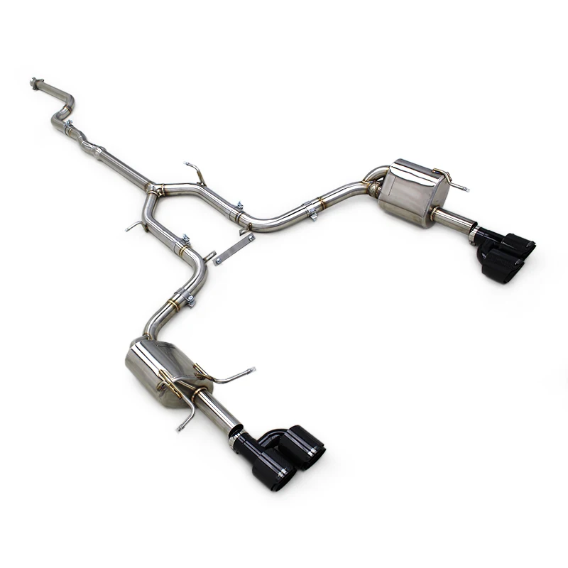Custom Catback Exhaust For Mercedes-Benz C180 C200 C260 C250 W204 1.6T 1.8T 2007-2014 Stainless Steel Pipe Exhaust System