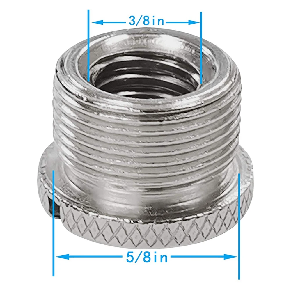 6 шт. 5/8 дюйма «папа» на 3/8 дюйма «мама» микрофонный преобразователь с резьбой_BSH
