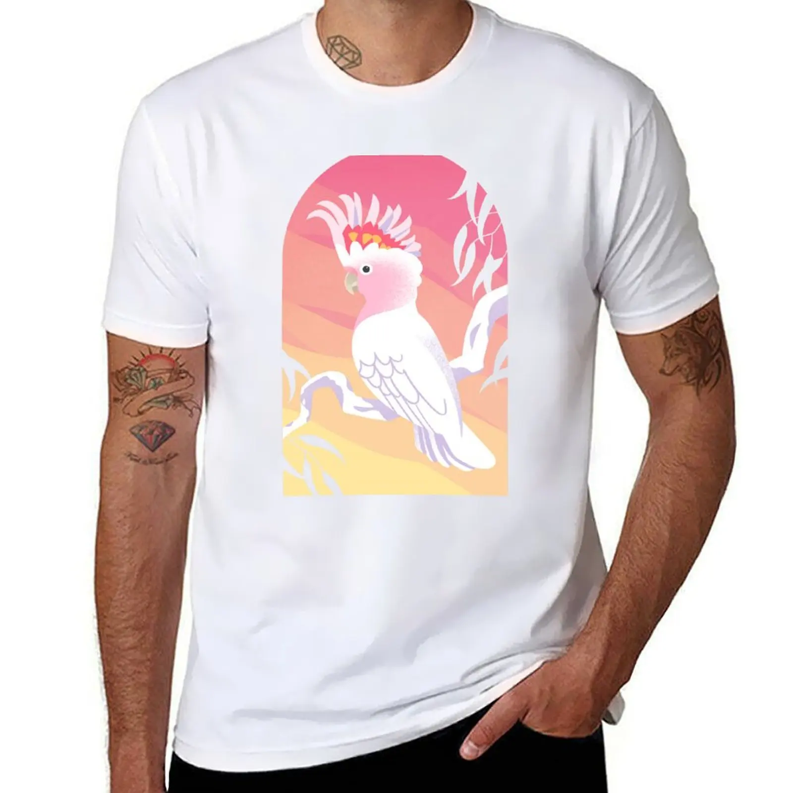 

Major Mitchell Cockatoo T-Shirt Clothing boys animal print aesthetic clothes fitted t shirts for men