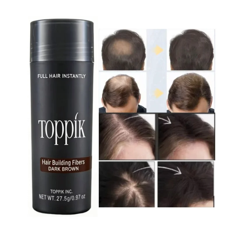 Toppik Hair Fibers, Hair Building Fibers, Fill In Fine or Thinning Hair Instantly Thicker, Fuller Looking, Man and Woman