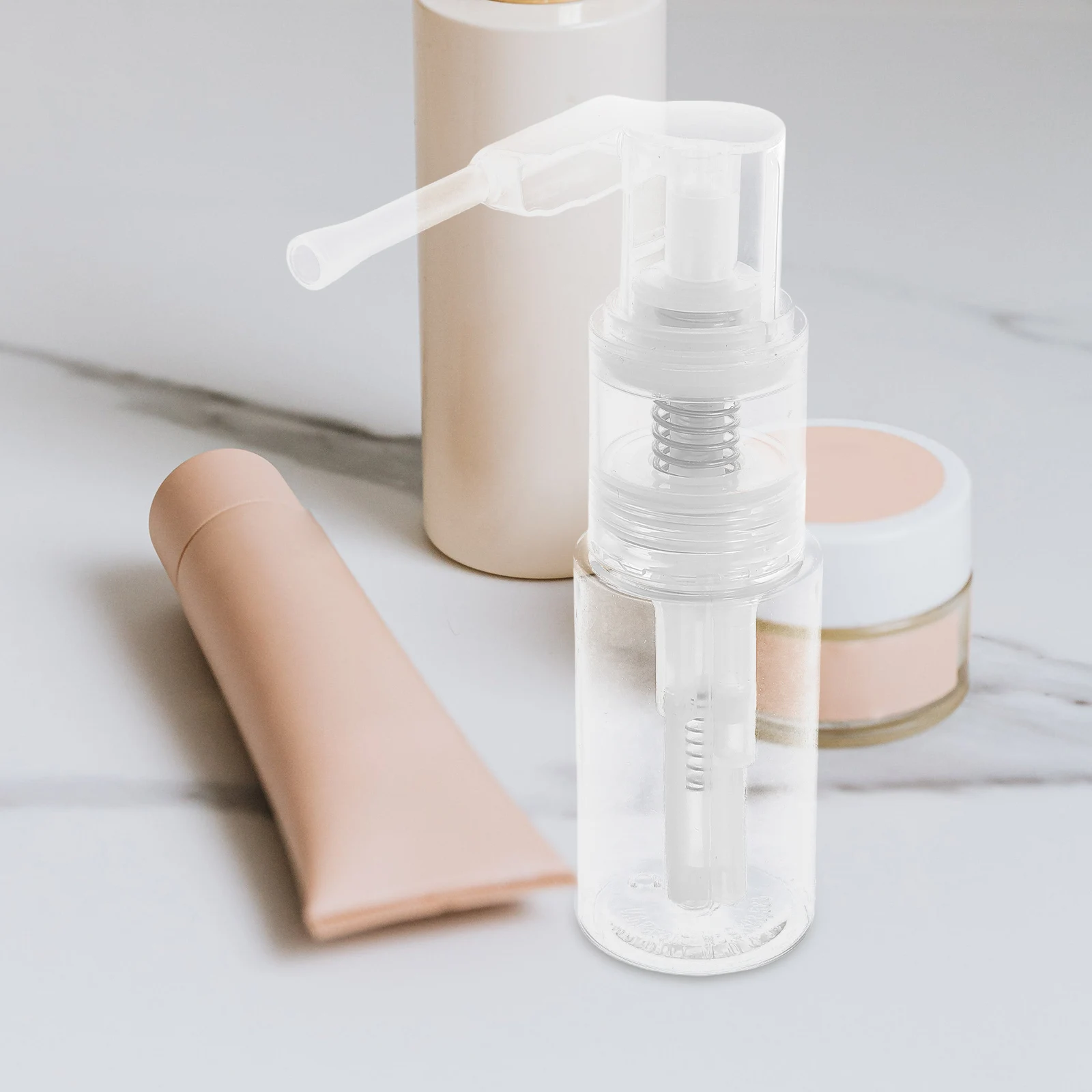 

Kitchen Talc Powder Bottle Dispenser Spray Bottles Pump Washing Powders Sprayer Puff Dusting Container Dry