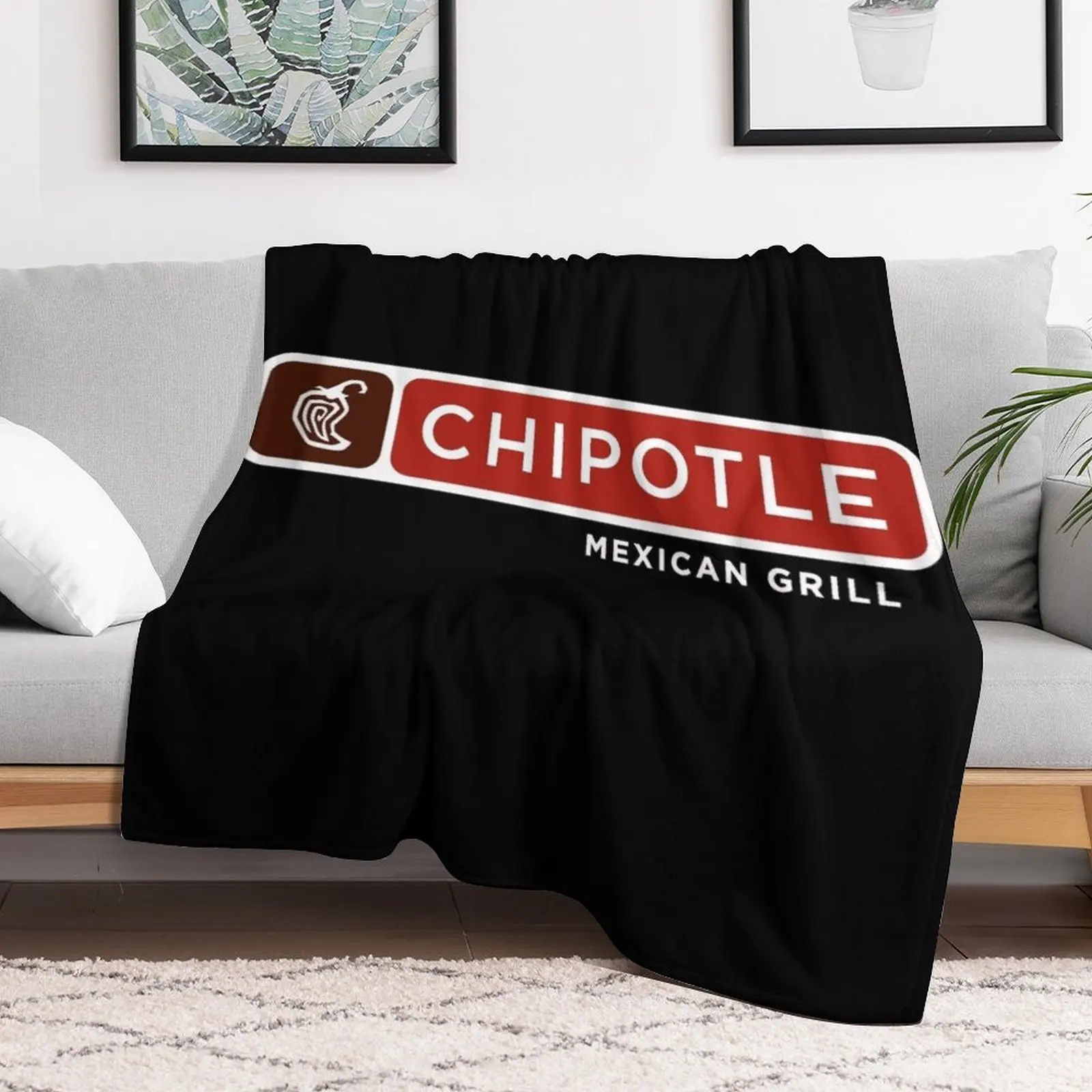 Chipotle Mexican Grill Throw Blanket decorative Nap Blankets