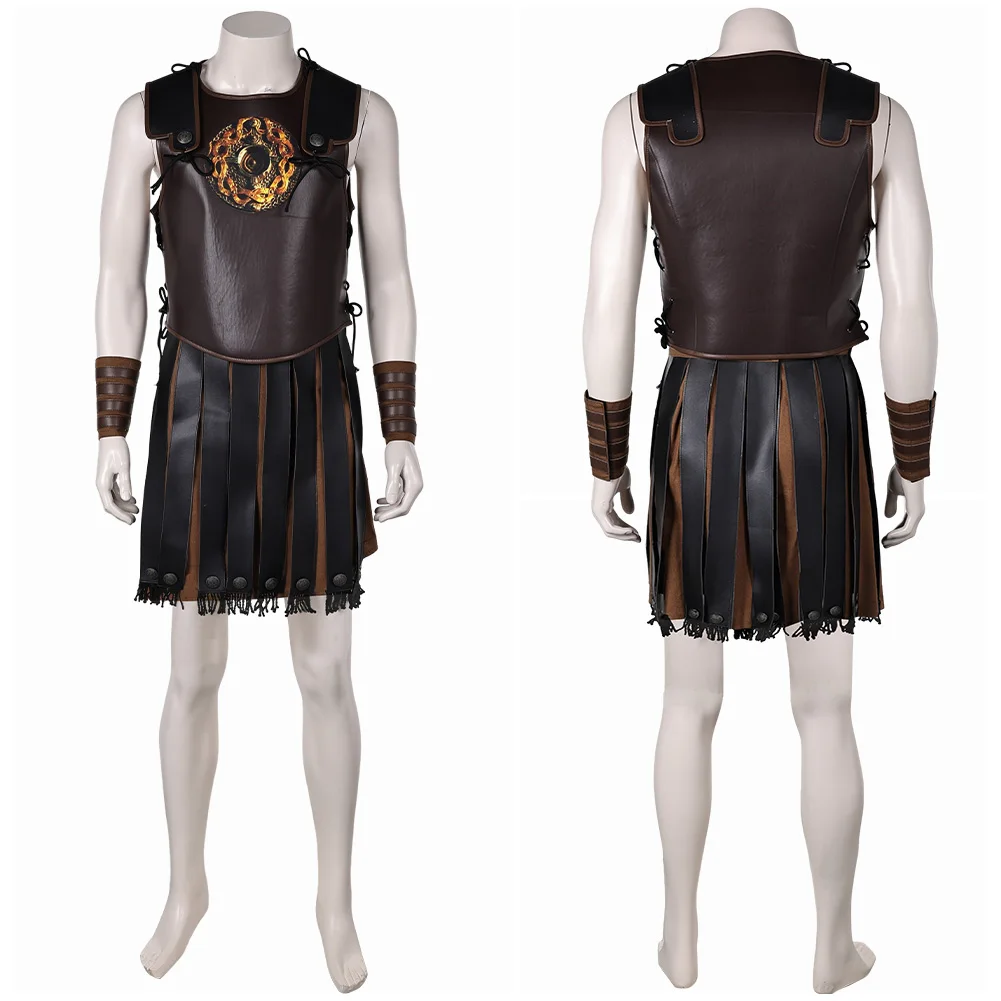 Movie Gladiator Marcus Acacius Cosplay Battle Clothing Armor Fantasia Outfits Hallowmas Party Uniform Carnival Role Play Suits