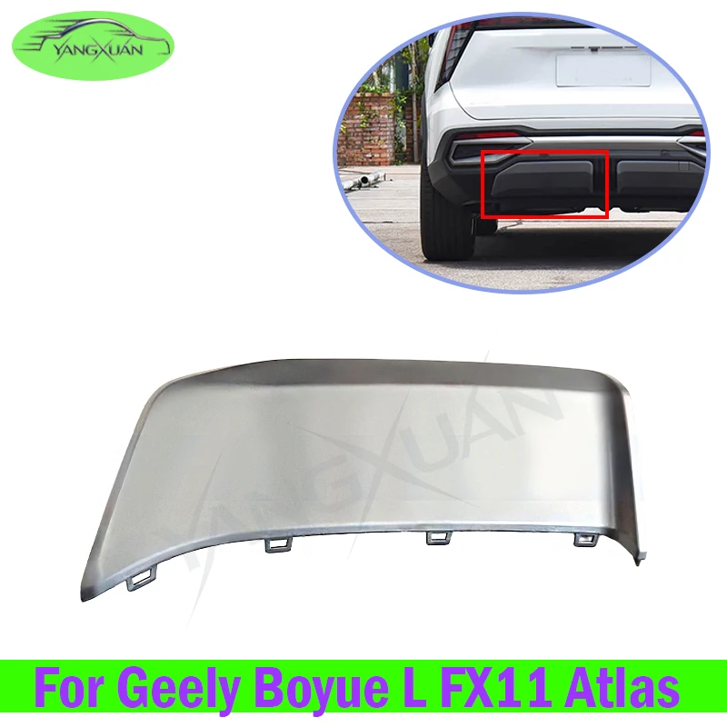 Rear Bumper Lower Trim Panel For Geely Boyue L FX11 Atlas Bumper Flapper Cover Plate